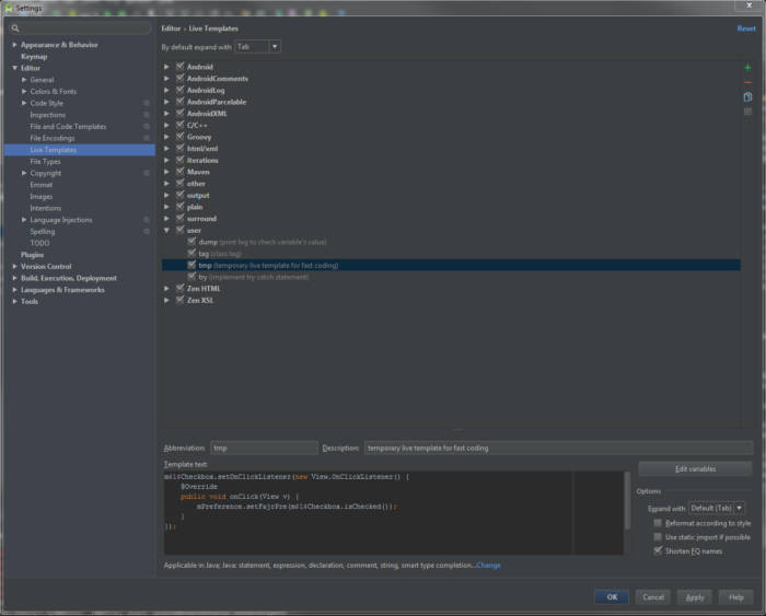 android-studio-live-templates-introduction